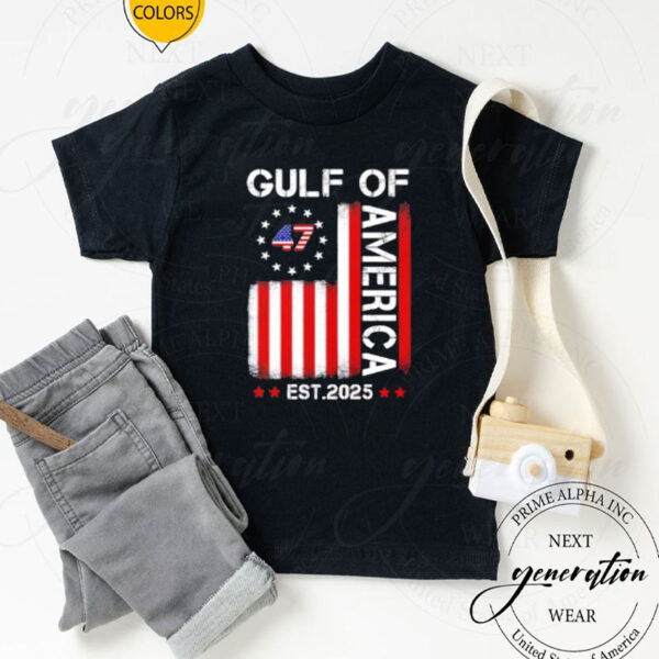 Trump Gulf of America 47 Est 2025 shirt, Gulf of America Shirt