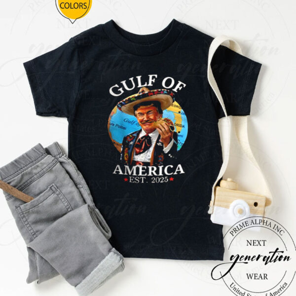 Trump gulf of us America Tacos 2025 shirt